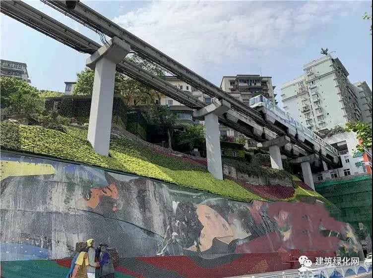 李子坝轨道站，深圳园林绿化公司